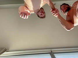 Logan Stevens Fucking Brock Banks In His Hotel Windo