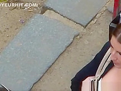 Looking into the large neck