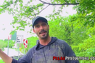 Lovely French Couple Hike N Sex
