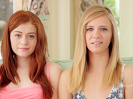 Lovely Young Babes In Threesome Action With Alice Green And Rachel James