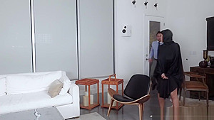Lovely arab teen 18+ Ella Knox sucks cock and bends over for fucking