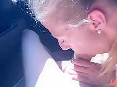 Lucia & Dylan - Blowjob In The Car