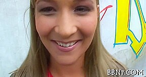 Lusty offering for public sex