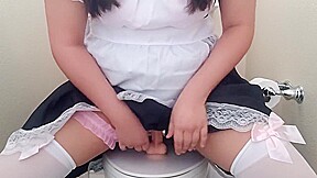 Maid Takes A Dildo Break