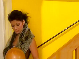 Man Gets Walked Around On A Chain In Some Sexy Femdom Action