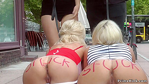 Manu Magnum And Layla Pryce In Two Super Hot Blonde Sluts And