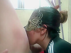 Masked Pinay Blowjob