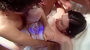 Masked men line up to have sex with two women