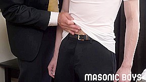 MasonicBoys Obedient bottom Marcus Ryan takes hung silver DILF raw