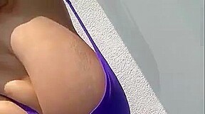 Massive Melons on Balcony