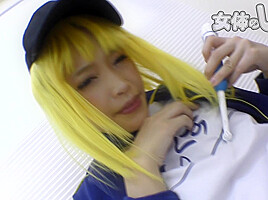 Masturbate with an electric toothbrush - Fetish Japanese Video