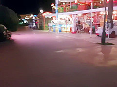 Masturbation in front of tourists in public street , pee on the street,