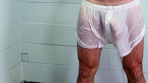 Mature Bf Killian Knox Sucks A Huge Cock In The Shower