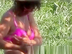Mature Lesbians Changing in Nature