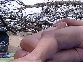 Mature beach fuck