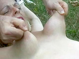 Mature submissive wife tortured by her husband