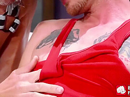Maturehelps His Lover To Cum By Fisting And Sucking Him