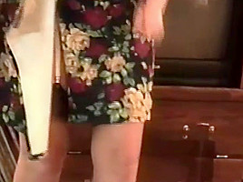 Megan on voyeurcam stripping for the neighbors