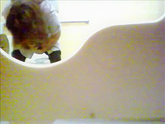 Mexican maid spied as she urgently peed