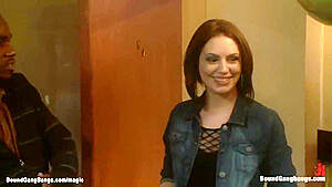 Mickey Mod And Sarah Shevon - Raunchy Girlfriend Interracial Group Sex Screwed