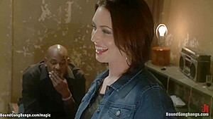 Mickey Mod And Sarah Shevon - Raunchy Girlfriend Interracial Group Sex Screwed