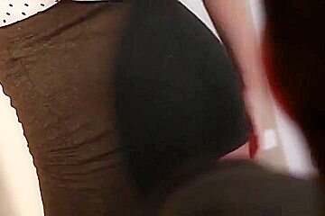 Milf Brooklyn Chase with hot round ass in porn video in office