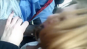 Milf Sucking BBC in the Car
