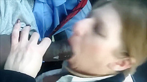 Milf Sucking BBC in the Car