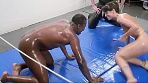 Mixed Oil Wrestling Championship Match