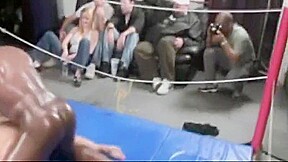 Mixed Oil Wrestling Championship Match
