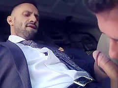 Muscle gay anal sex with facial