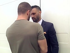 Muscle gay anal sex with facial