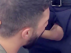 Muscle gay anal sex with facial