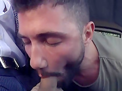 Muscle gay anal sex with facial