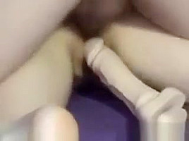 My Wife Dp Penetrated With Toys And My Cock
