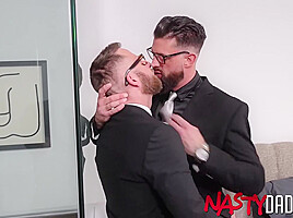 NASTYDADDY Suited Alpha Wolfe Breeds Joel Someone In Office