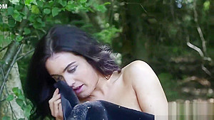 Nasty babe gets sperm shot on her face sucking all the sperm