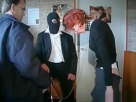 Nasty blonde gets spanked hard clip
