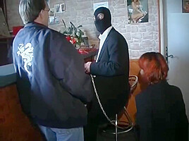 Nasty blonde gets spanked hard clip