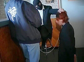 Nasty blonde gets spanked hard clip
