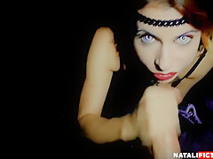 Natali Fiction - Vampire Blowjob Pov Cosplay Halloween