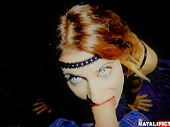 Natali Fiction - Vampire Blowjob Pov Cosplay Halloween
