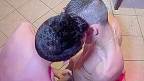 Nathan fucked by straight curious in a bar - CrunchBoy
