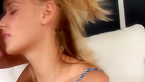 Natural teen 18+ strokes cock