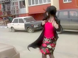 Naughty in public Crazy public exposure 1
