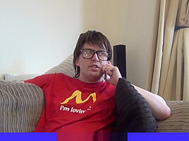 Nerd Orders A Whore And Tapes Her