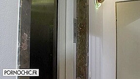 Nice Brunette Fucked At The Office In A High Voltage Room
