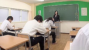 Nozomi Hazuki is a smoking hot teacher every guy likes a lot