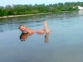 Nude Beach - Hot Little Tit Blond teen 18+ Posing