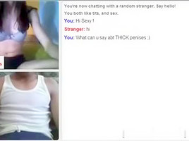Omegle Jungle three : Hawt white immature !